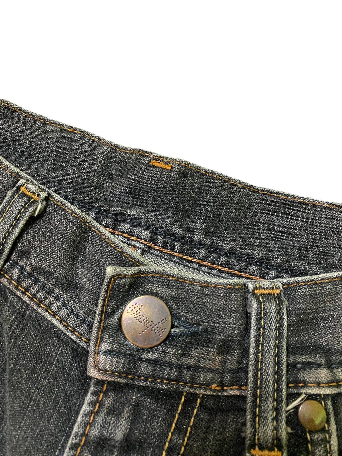 Vintage FLARED💥 WRANGLER CLAWMARKS BOOTCUT DENIM JEANS Size US 30 / EU 46 - 8 Thumbnail