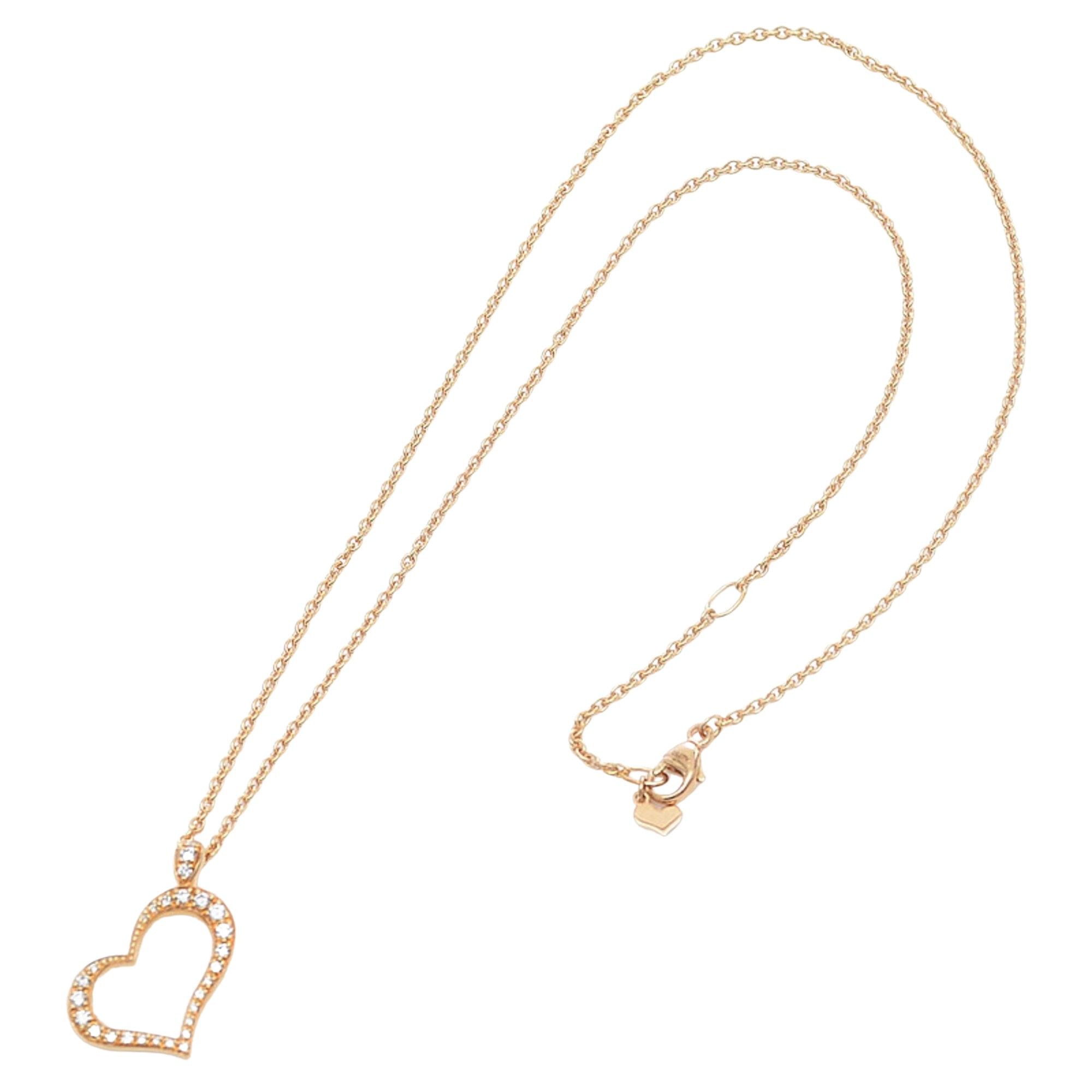 image of Piaget Coeur Piaget Necklace in Gold, Women's