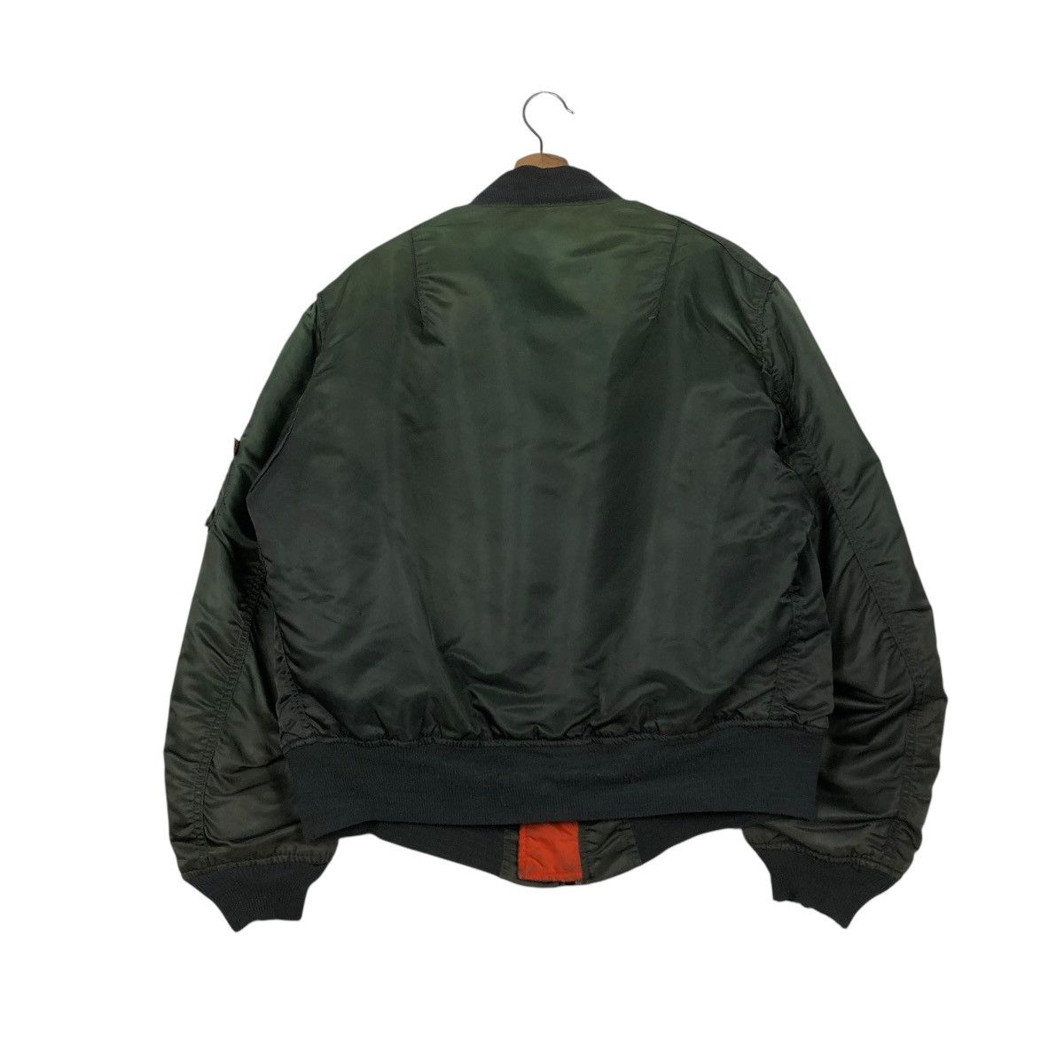 Vintage 🔥VTG REVERSIBLE MA-1 BOMBER JACKET ALPHA INDUSTRIES USA Size US L / EU 52-54 / 3 - 10 Thumbnail