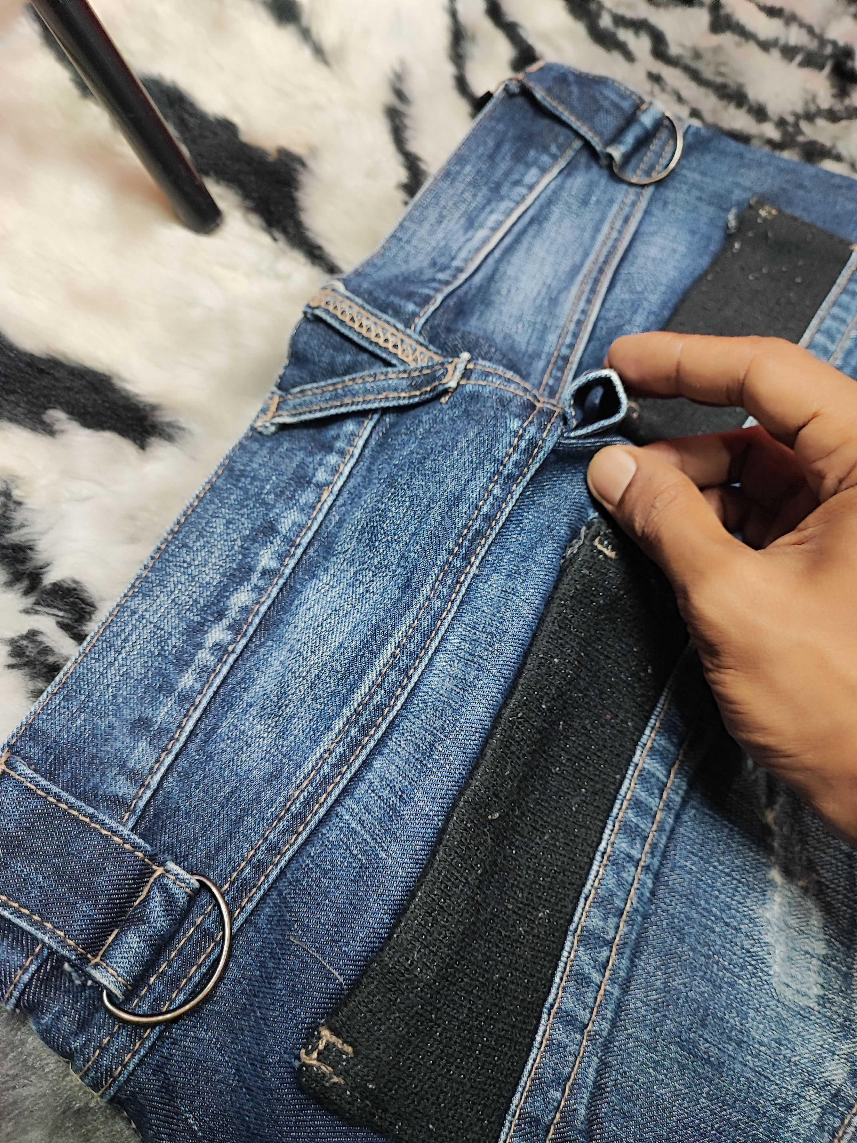 PPFM PPFM Multi-Pocket Zipper Denim Cyber Punk Style ERD Size US 32 / EU 48 - 16 Thumbnail