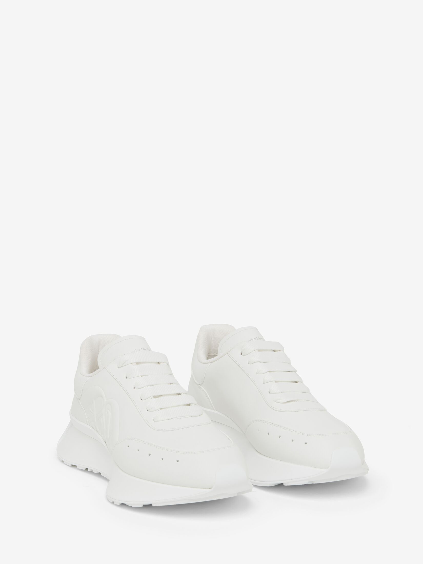 Alexander McQueen o1w1db10925 Sprint Runner in White Size US 10 / IT 40 - 2 Thumbnail