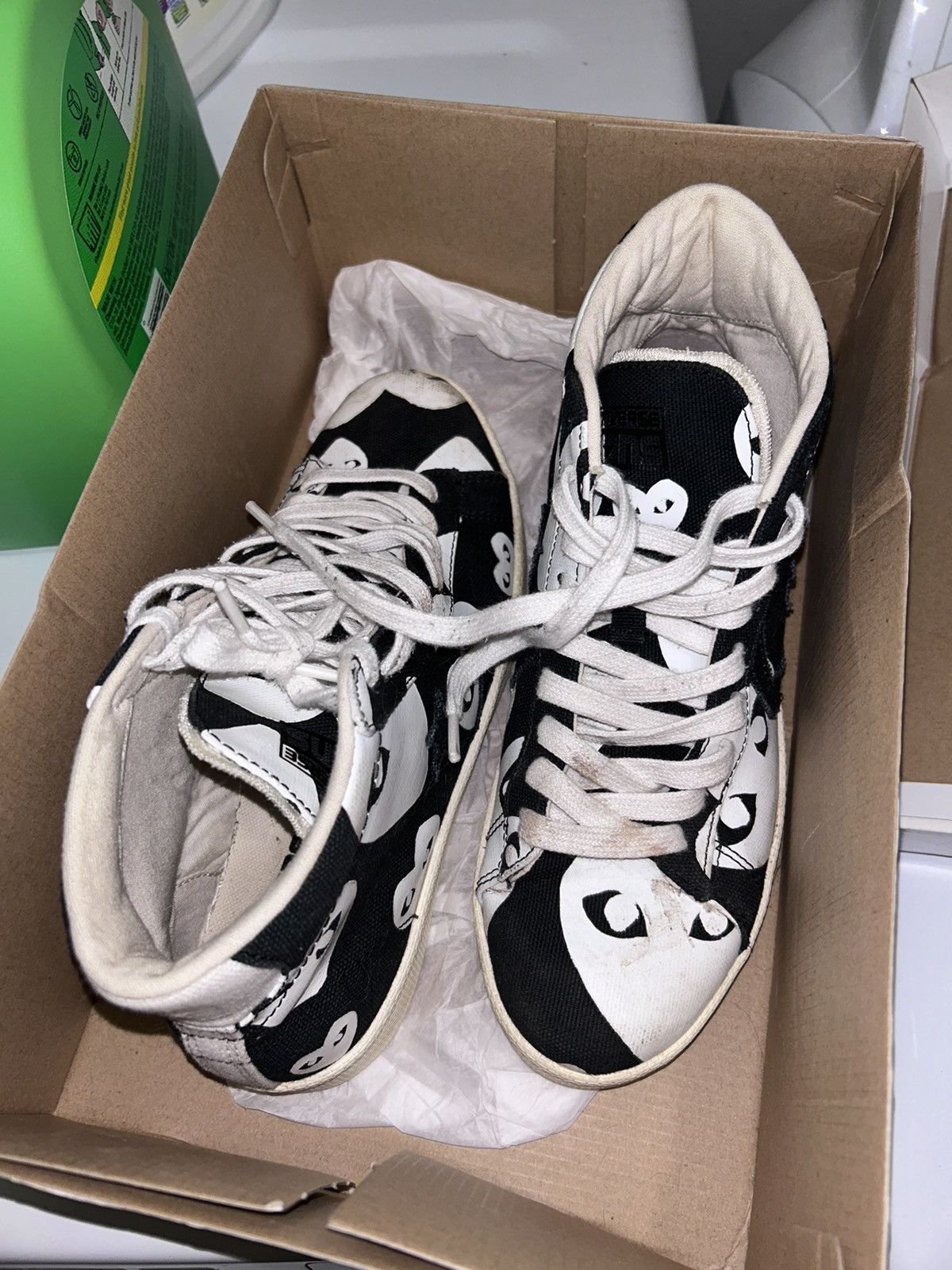 CDG by Comme des Garcons × Comme des Garcons × Comme des Garcons PLAY CDG Converse CDG Play Converse Size US 7 / EU 40 - 4 Thumbnail