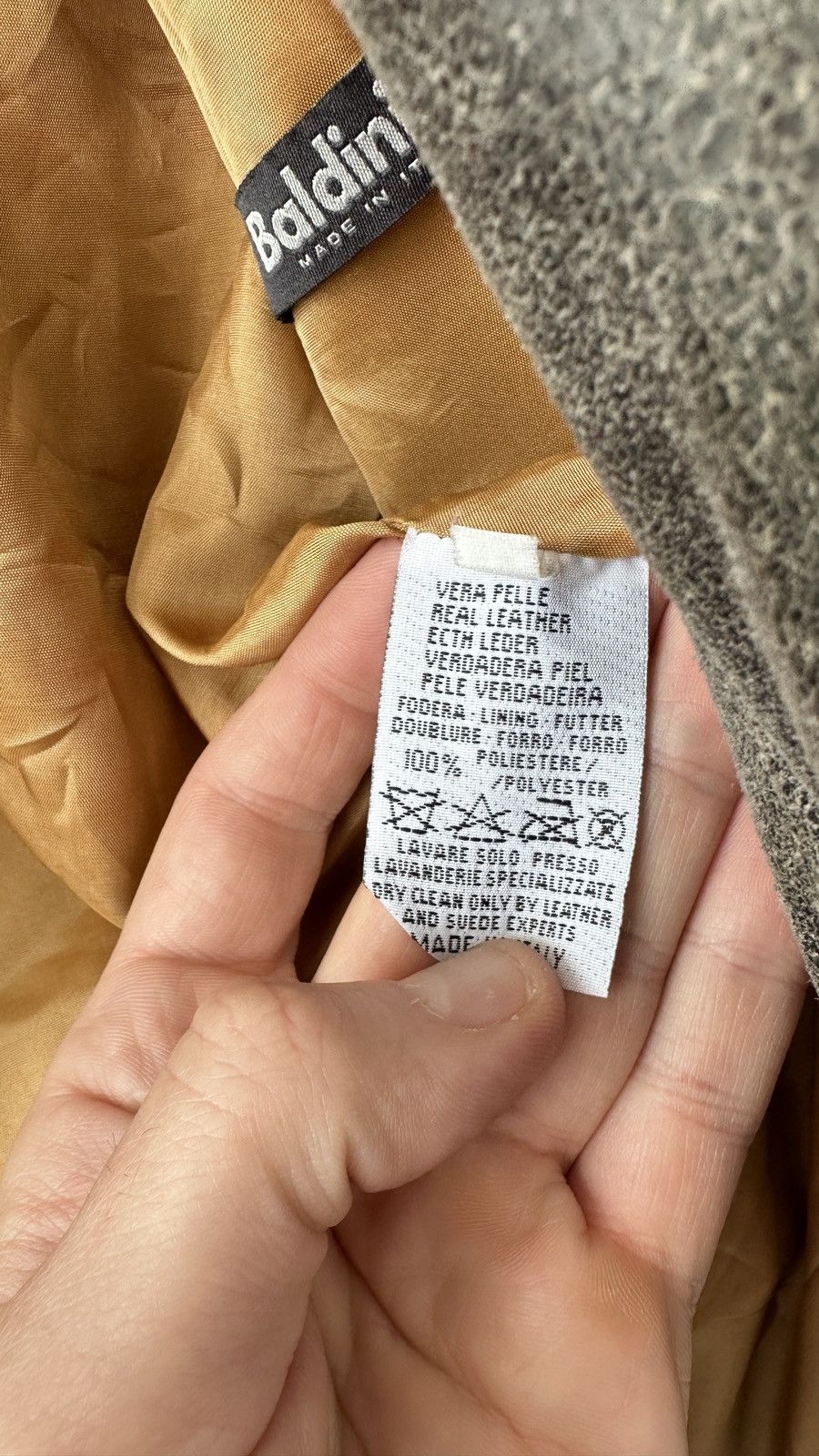 Baldinini Baldinini Italy Distressed Leather Denim Jacket 44 Archive Size M / US 6-8 / IT 42-44 - 12 Thumbnail