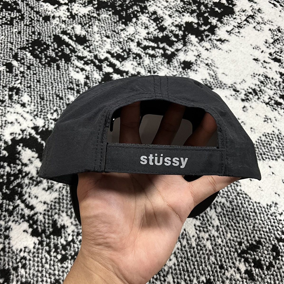 Stussy STUSSY NYLON REFLECTIVE CAP IN BLACK Size ONE SIZE - 5 Thumbnail