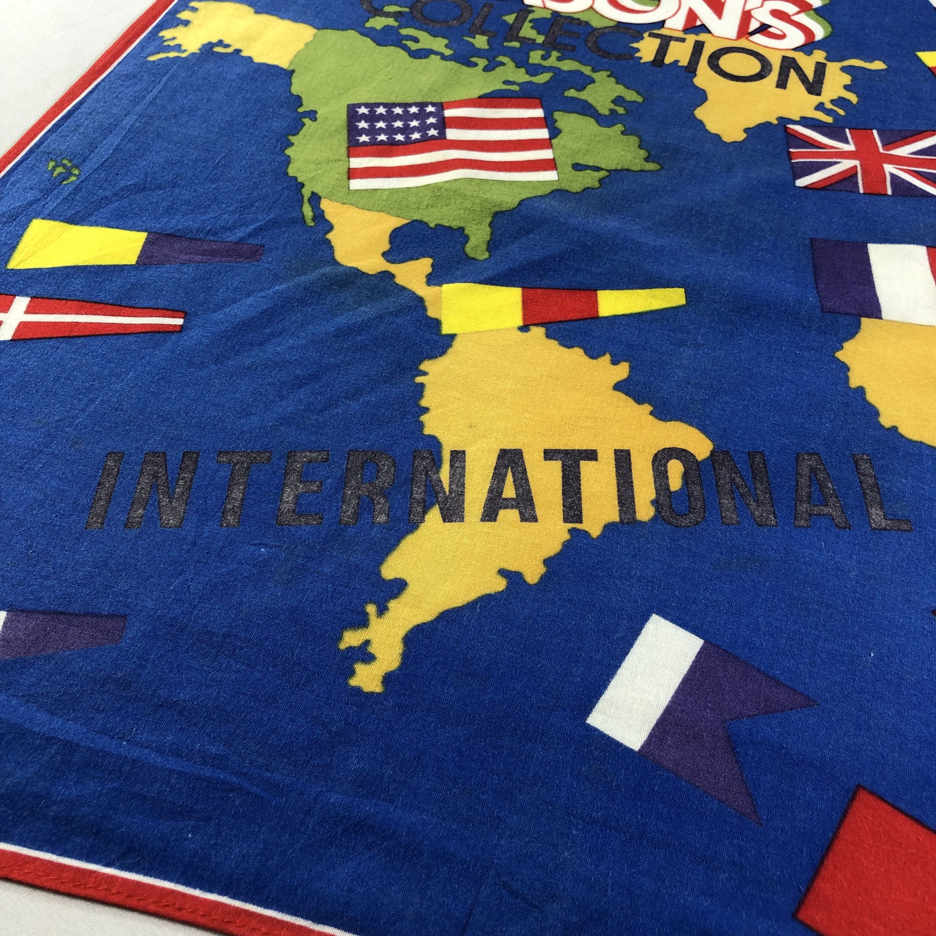 PERSON'S × Vintage Person's Handkerchief Neckerchief Bandana H1587 Size ONE SIZE - 6 Thumbnail