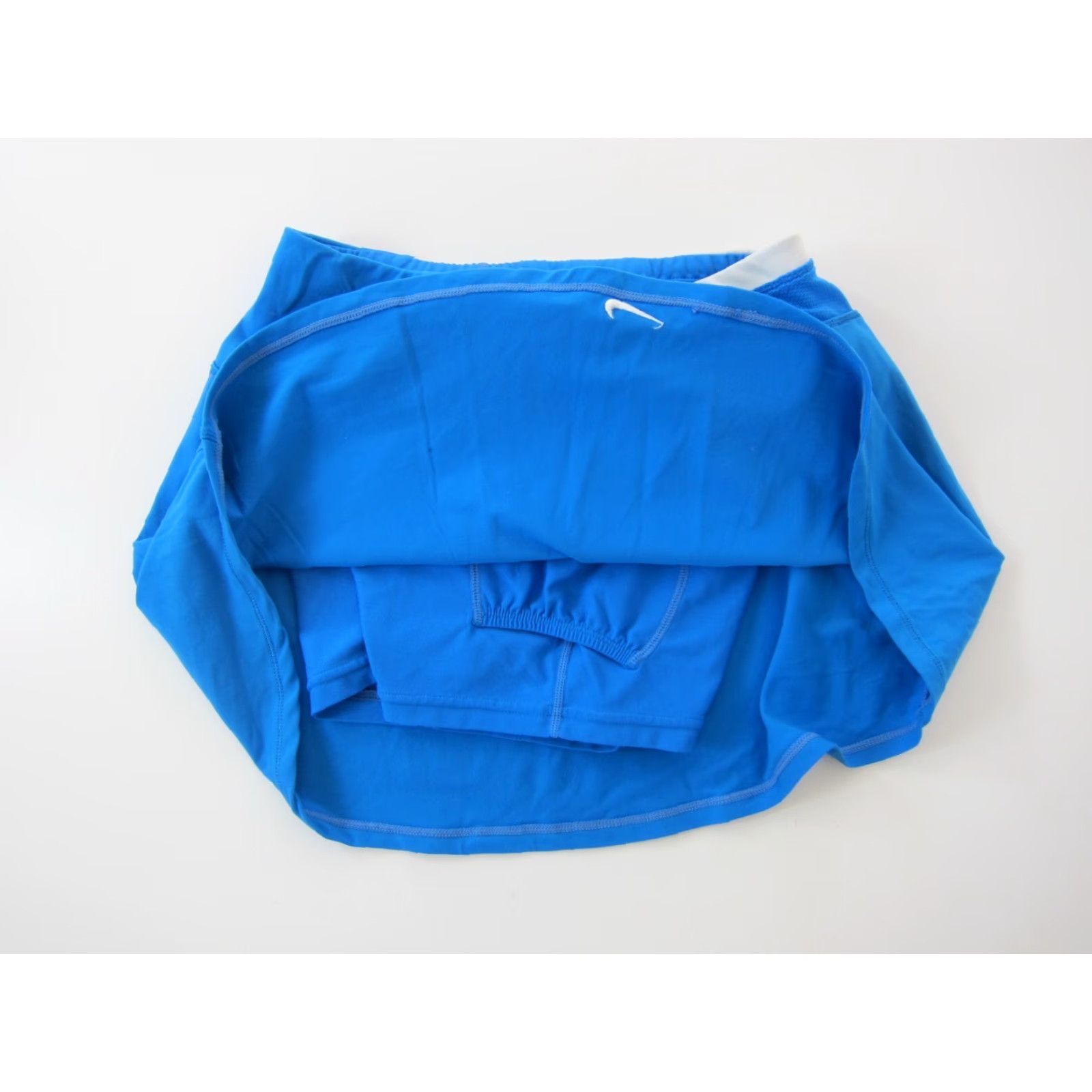 Nike Nike Blue Nylon Stretch Built in Short Tennis Workout Skort Skirt Women Small Size 28" / US 6 / IT 42 - 7 Thumbnail