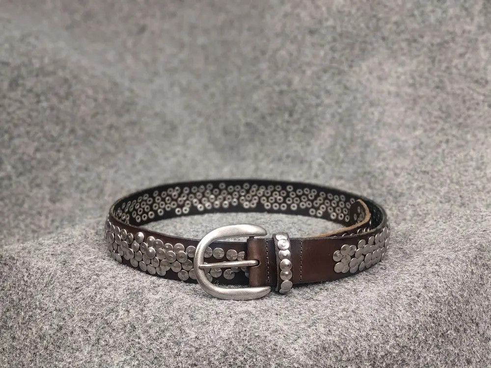 Vintage Leather Japan LGB Punk Emo Rock hysteric Y2K belt
