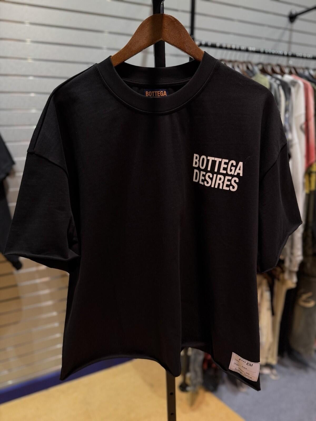 Bottega Desires Bottega Desires Tee T-Shirt F**k Joke (L) Black White Size US L / EU 52-54 / 3 - 3 Thumbnail