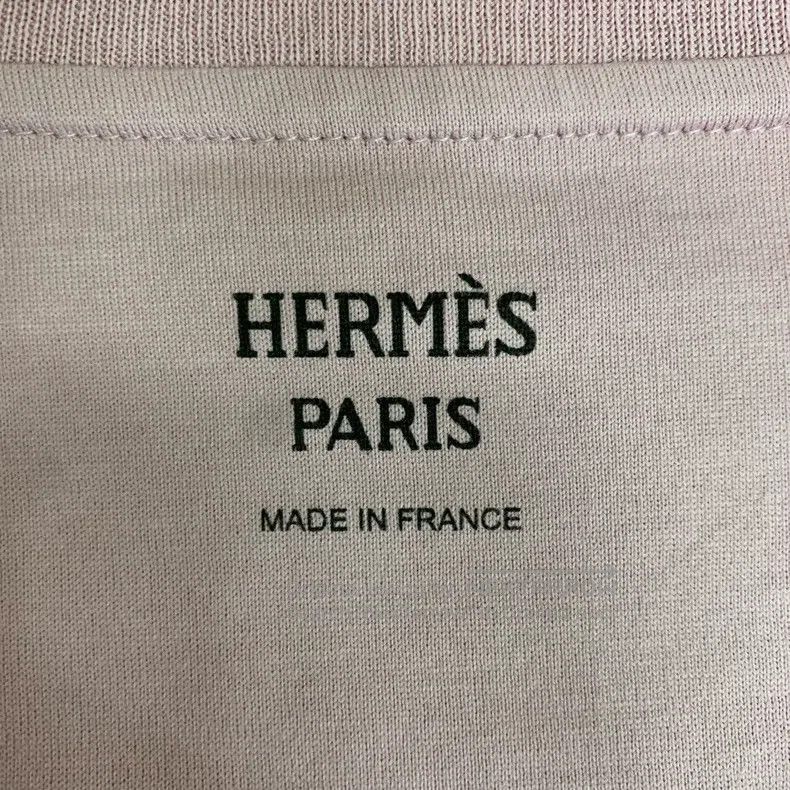 Hermes Hermes Pink Cartoon Print Short Sleeve Size XS / US 0-2 / IT 36-38 - 4 Thumbnail