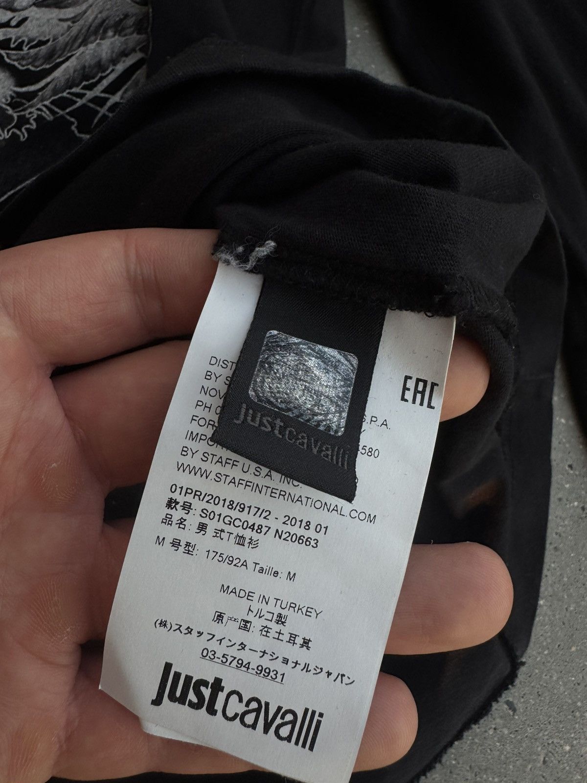 Just Cavalli Just Cavalli Desginer Longsleeve T-Shirt designer skull Size US M / EU 48-50 / 2 - 4 Thumbnail