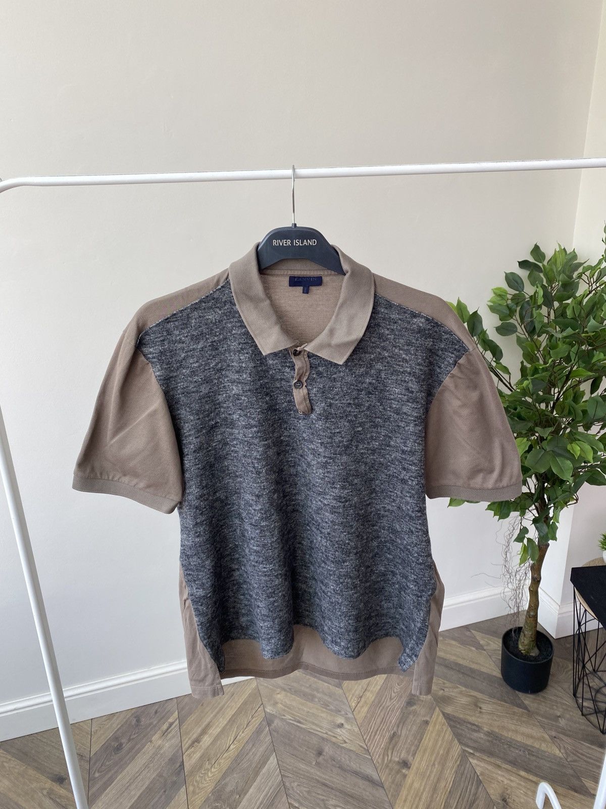 Designer × Lanvin × Vintage Vintage Lanvin Luxury Polo T-Shirt Size US L / EU 52-54 / 3 - 5 Thumbnail
