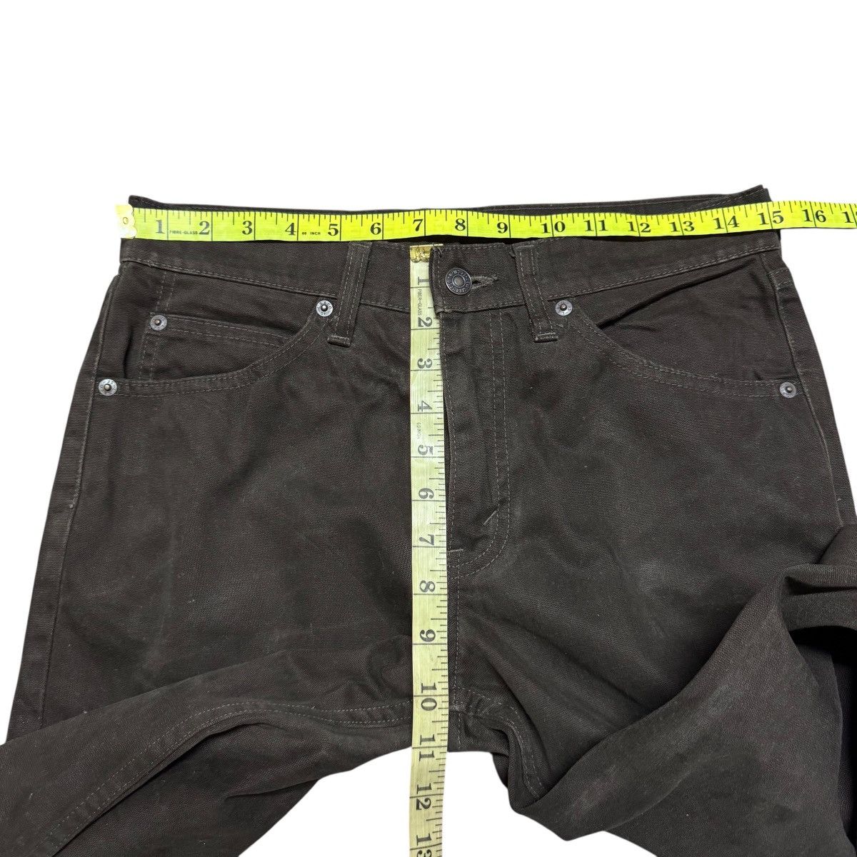 Levi's Vintage Levis 517 Brown Moleskin Flare Jeans Hedi Slimane Size US 30 / EU 46 - 16 Thumbnail
