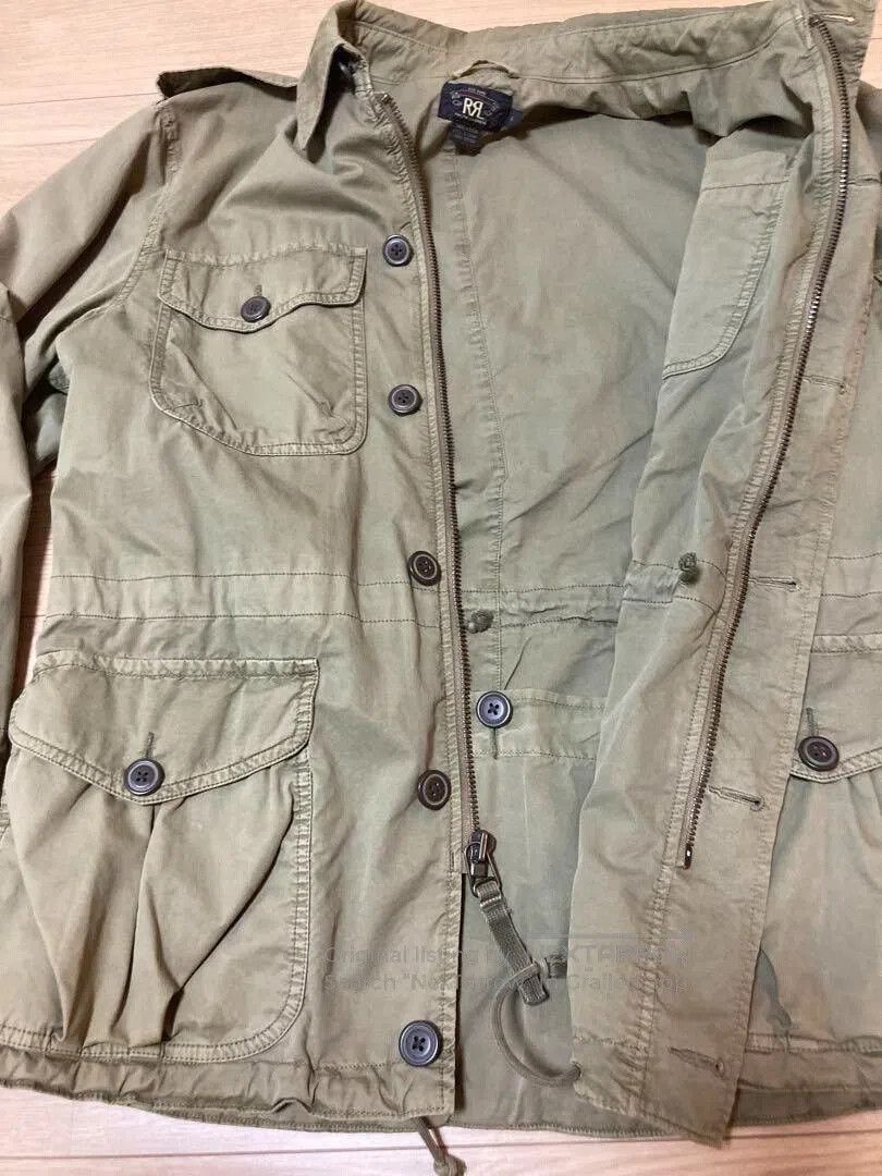 RRL Ralph Lauren double rl utility jacket classic military outerwear. Size US L / EU 52-54 / 3 - 4 Thumbnail