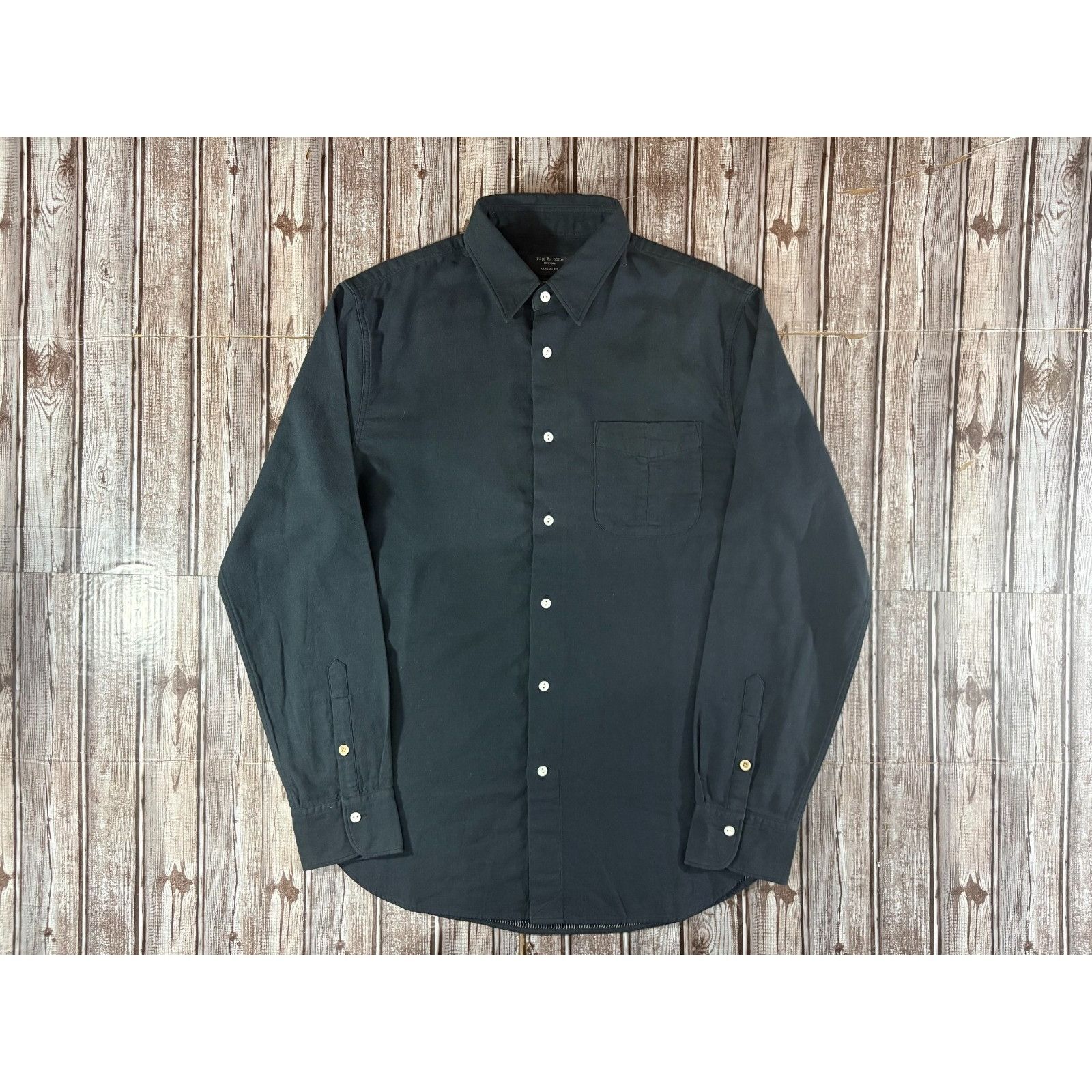 Rag & Bone RAG & BONE beach Shirt size M color Black white NWT Size US M / EU 48-50 / 2 - 1 Thumbnail