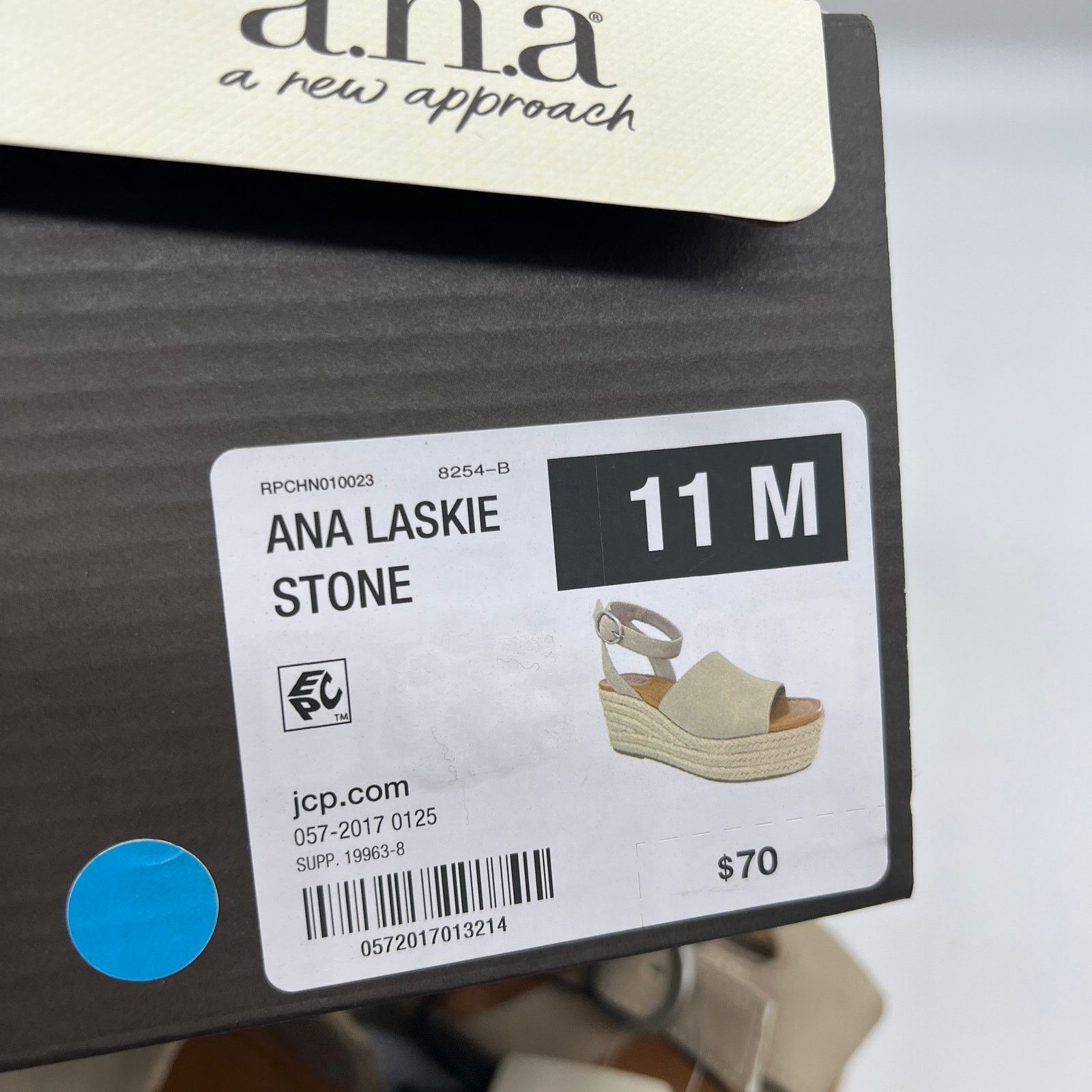 Other a.n.a Laskie Women Shoes Ankle Buckle Strap Sandals Size US 11 / IT 41 - 13 Thumbnail