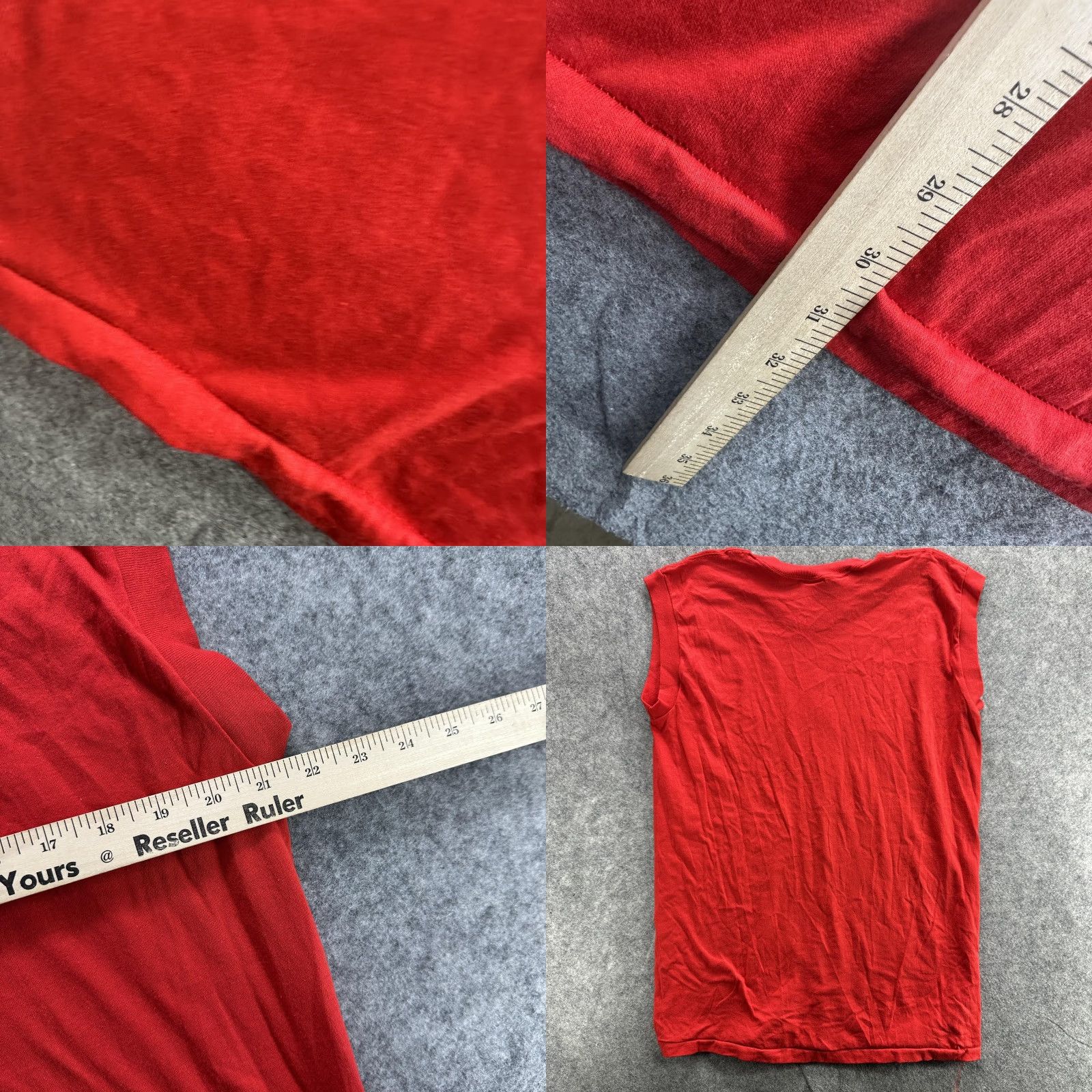 Vintage VINTAGE SSI Shirt Mens XL Red Sleeveless Cutoff Muscle Tee Made in USA Size US XL / EU 56 / 4 - 8 Thumbnail