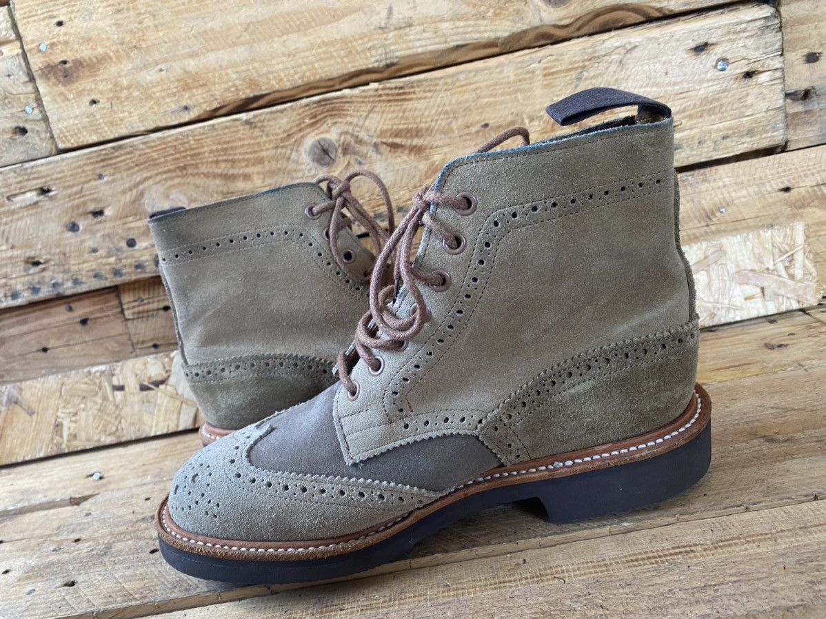 Tricker's Trickers Stephy brown suede brouges boots uk sz 4 ,sz37 Size US 5.5 / IT 35.5 - 10 Thumbnail
