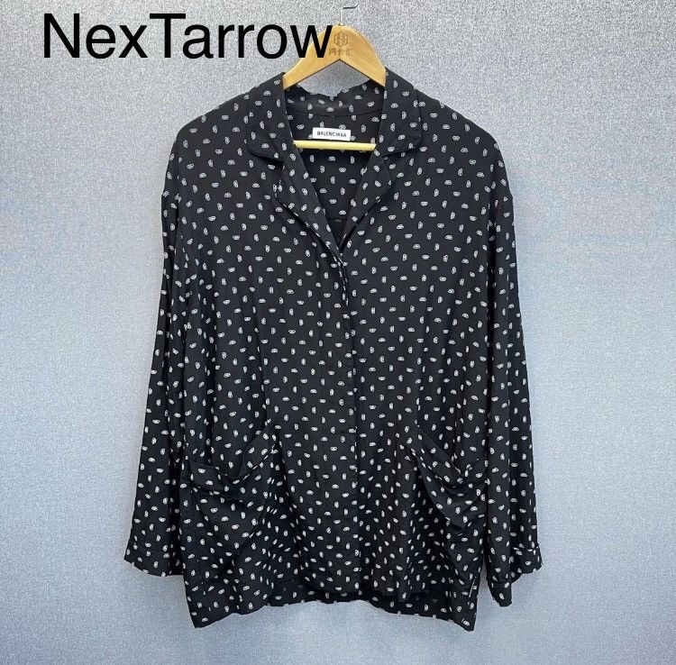 Balenciaga Balenciaga FW21 logo long sleeved shirt2412-Nextarrow Size US XS / EU 42 / 0 - 1 Thumbnail