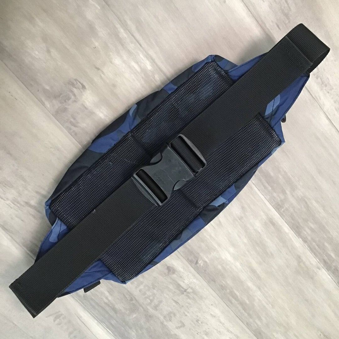 Bape 🔥Vintage🔥 BAPE Blue camo waist bag a bathing ape NIGO Size ONE SIZE - 2 Thumbnail