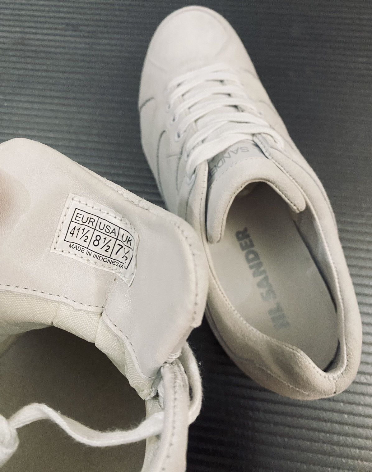 Jil Sander Jil Sander x RAF SIMONS cement suede sneakers 41.5 NEW Size US 8.5 / EU 41-42 - 8 Thumbnail