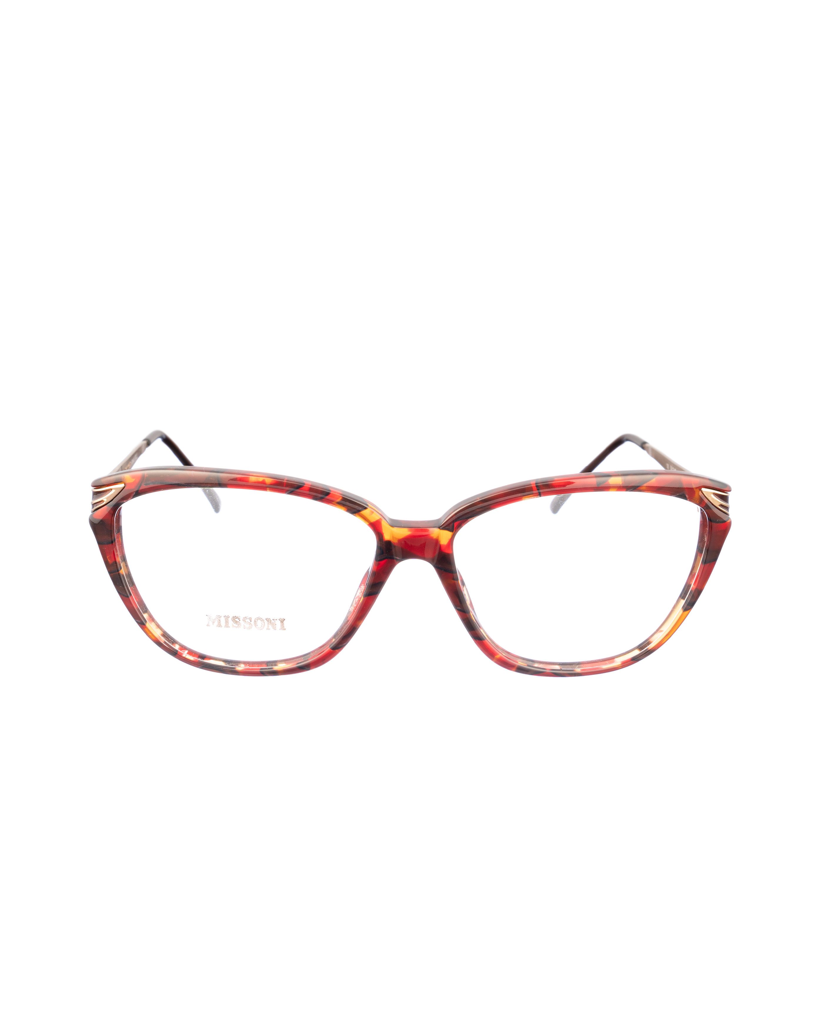 Missoni Missoni 00s Multicolor & Gold Cat Eye Glasses Size ONE SIZE - 3 Thumbnail