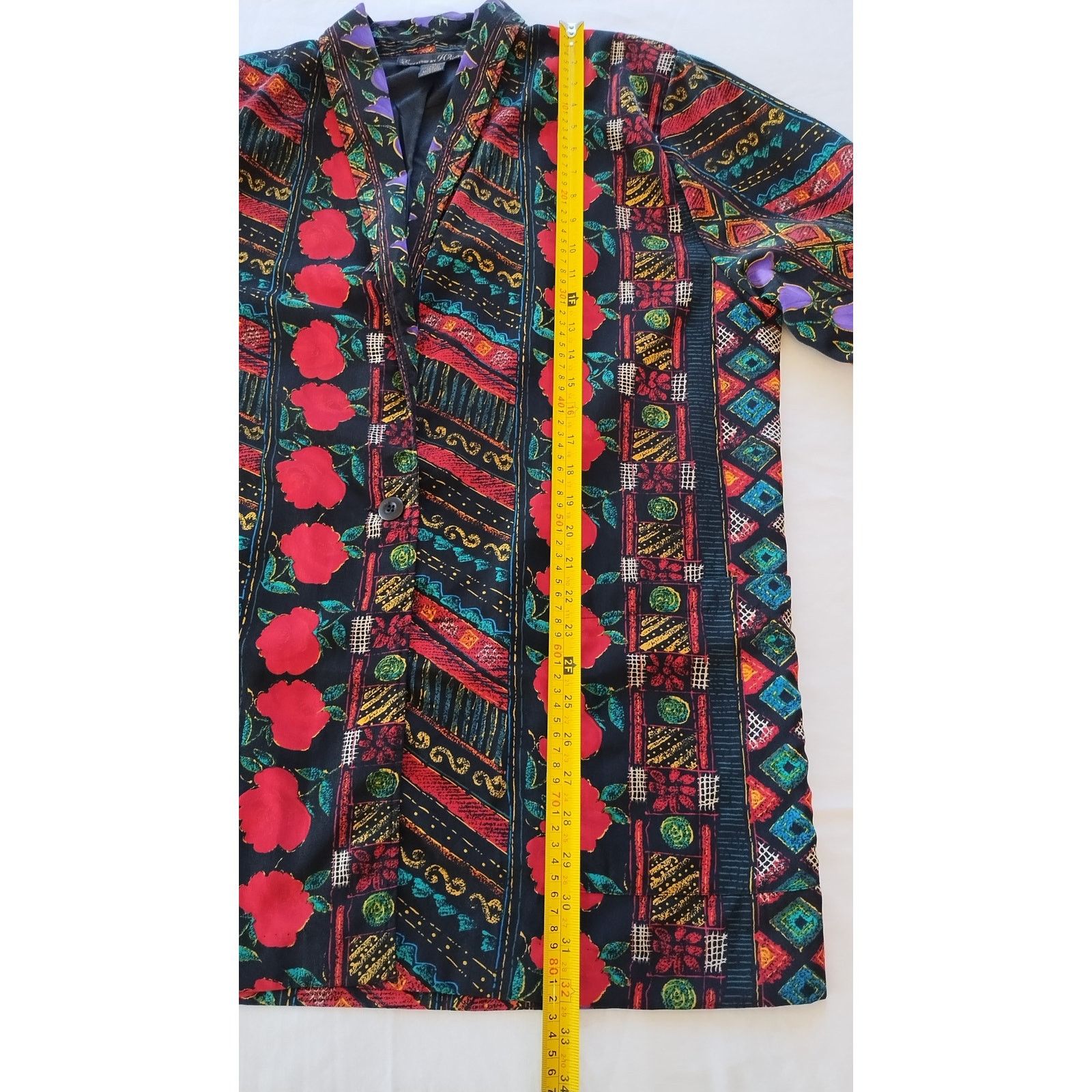 Other Exclusif by W Jacket Multicolor 1-Button Pockets Sz XL Size XL / US 12-14 / IT 48-50 - 9 Thumbnail