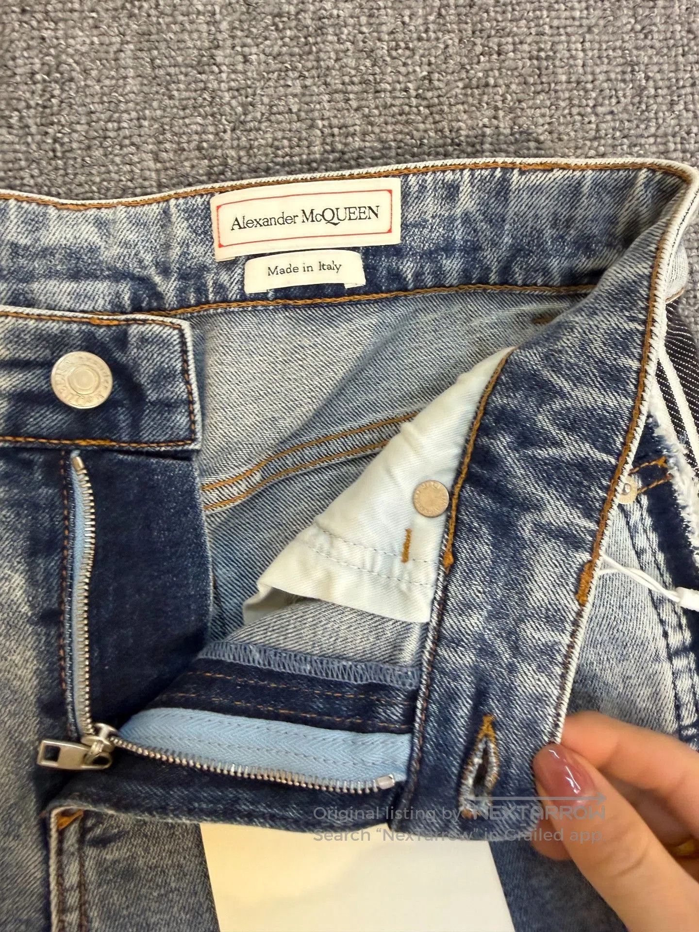 Japanese Brand Alexander McQueen Women's New Jeans. Size 29" - 8 Thumbnail
