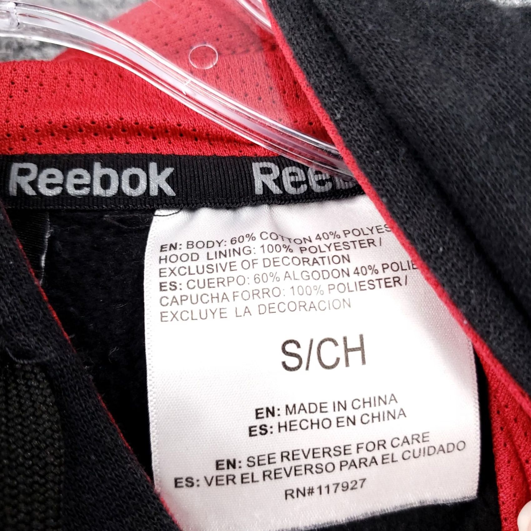 Reebok Reebok Hoodie Mens S Small Black Pullover Classic Logo Long Sleeve Sports Active Size US S / EU 44-46 / 1 - 4 Thumbnail
