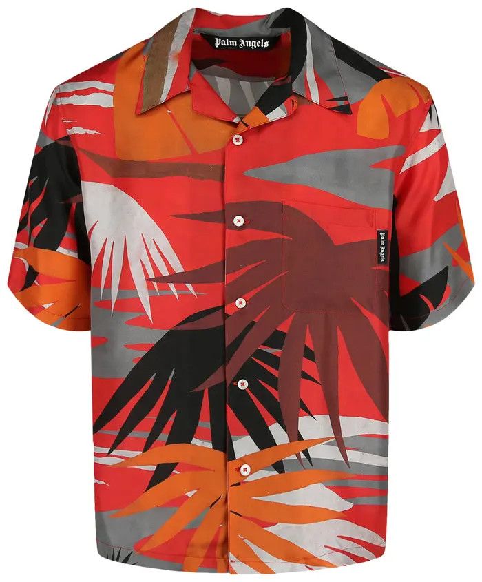 Palm Angels o1y0325 Patterned Shirt in Multicolor Size US S / EU 44-46 / 1 - 1 Thumbnail