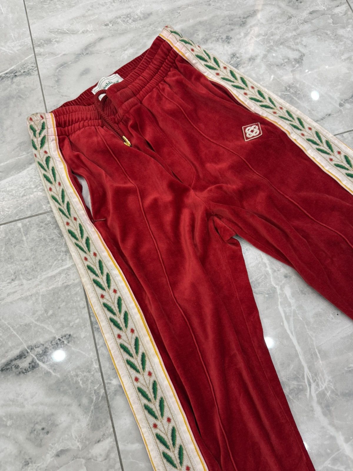Casablanca Casablanca Red Trackpants Size US 30 / EU 46 - 2 Thumbnail