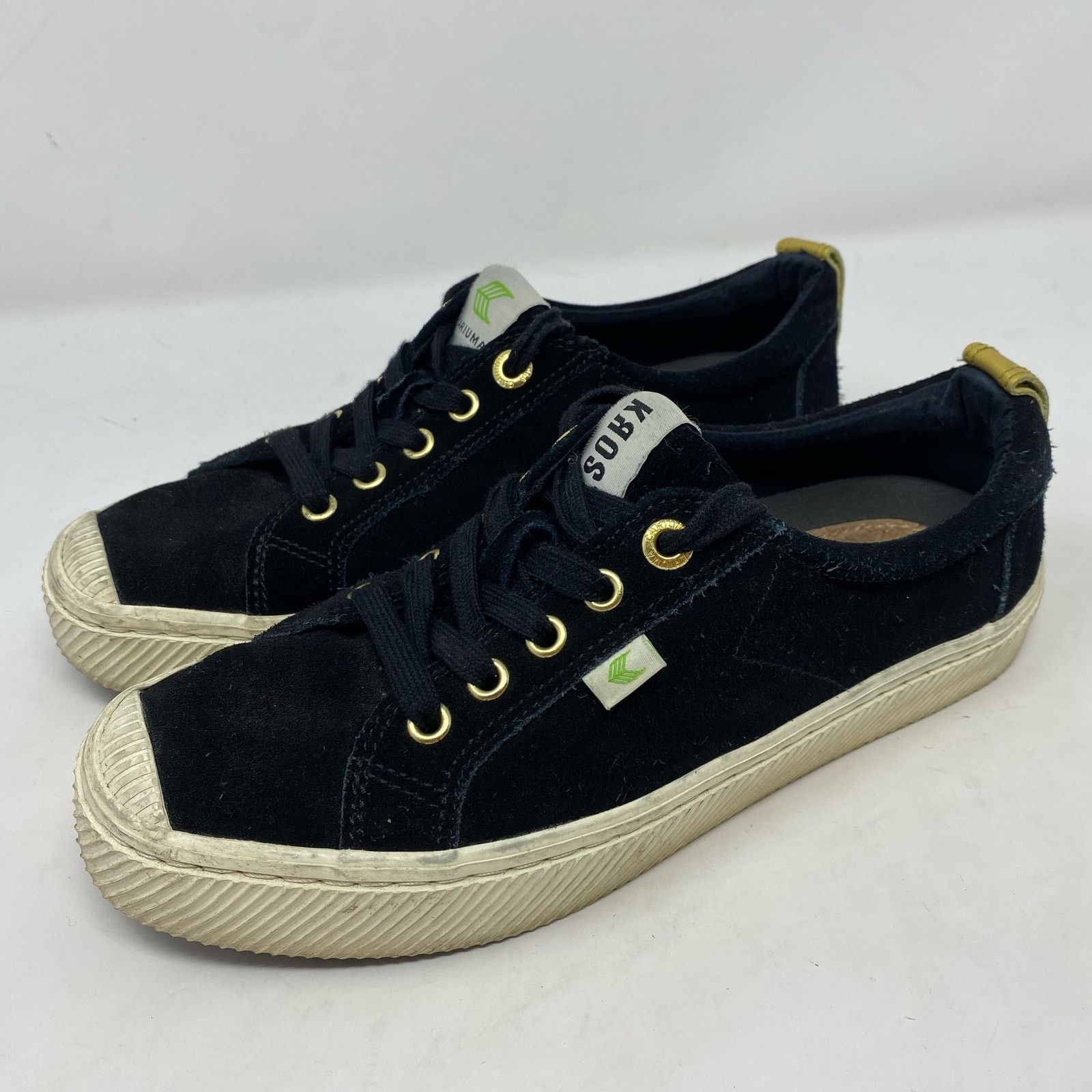 Other Cariuma Oca Black Canvas Low Top Skate Shoes Womens Size 8 Size US 8 / IT 38 - 1 Thumbnail