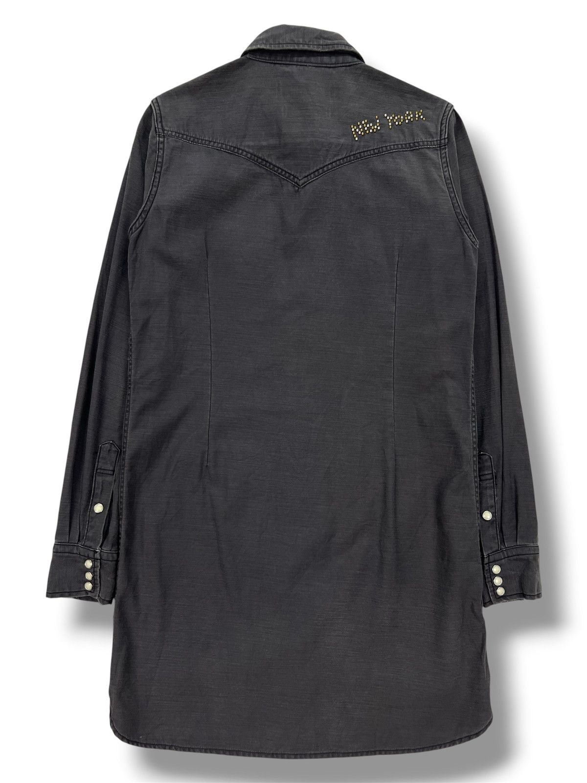 Remi Relief Remi Relief Longline Western Snap Shirt Size XS / US 0-2 / IT 36-38 - 2 Thumbnail