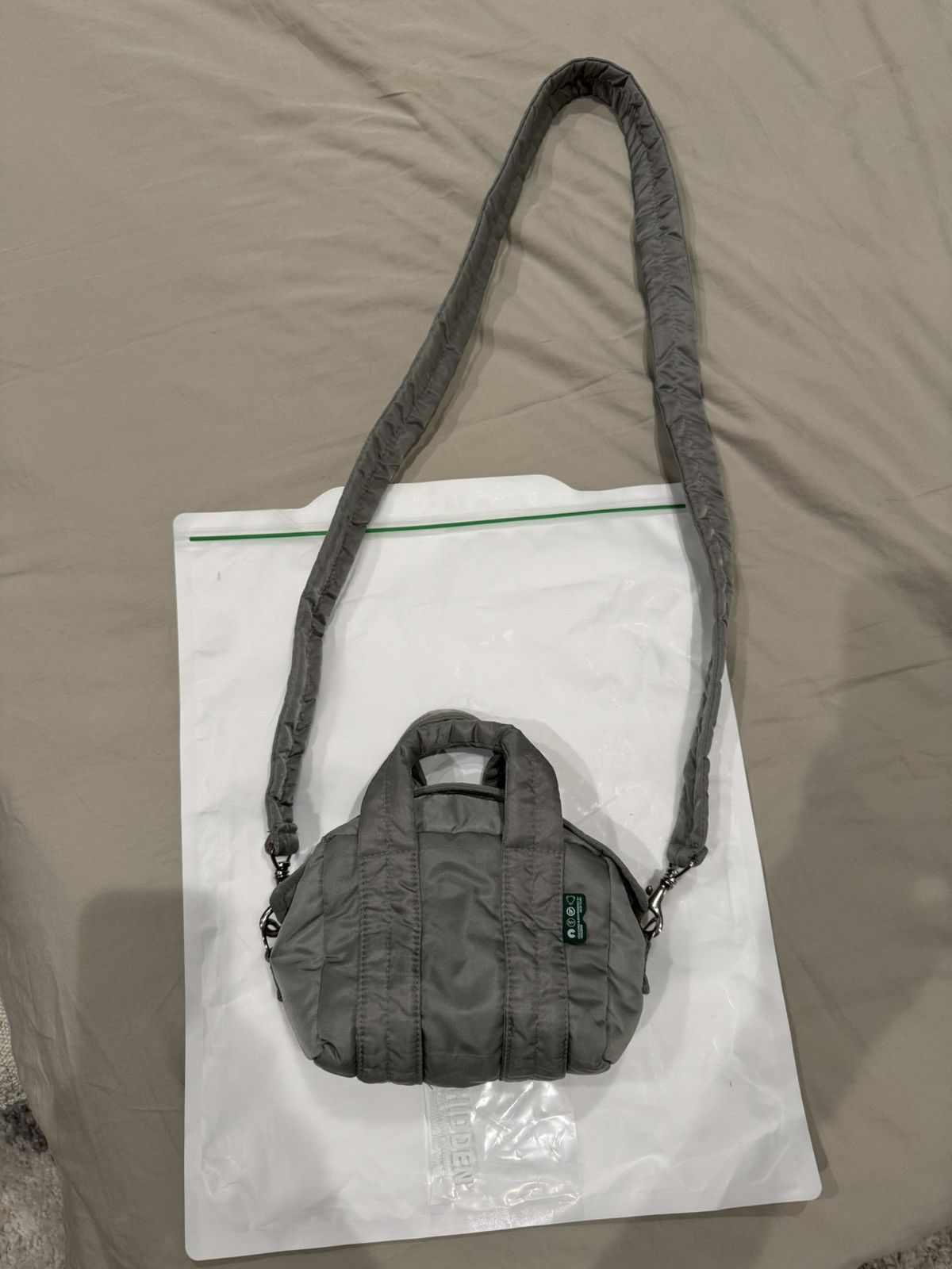 Hidden Ny Mini Padded Kit Bag - Silver, Men's