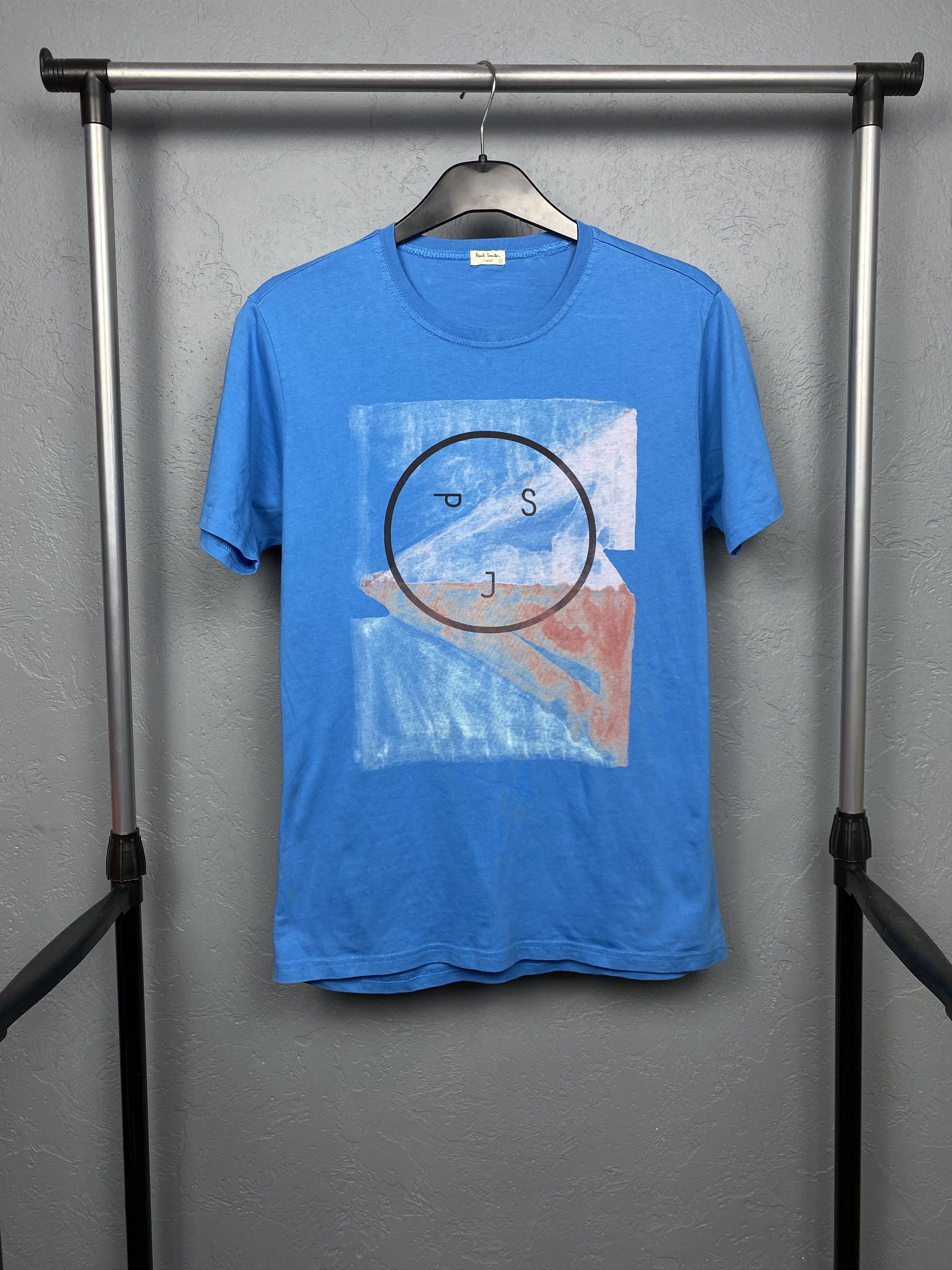 Paul Smith × Vintage Paul Smith Vintage Mens Crew Neck T-Shirt Tee Size US L / EU 52-54 / 3 - 1 Thumbnail