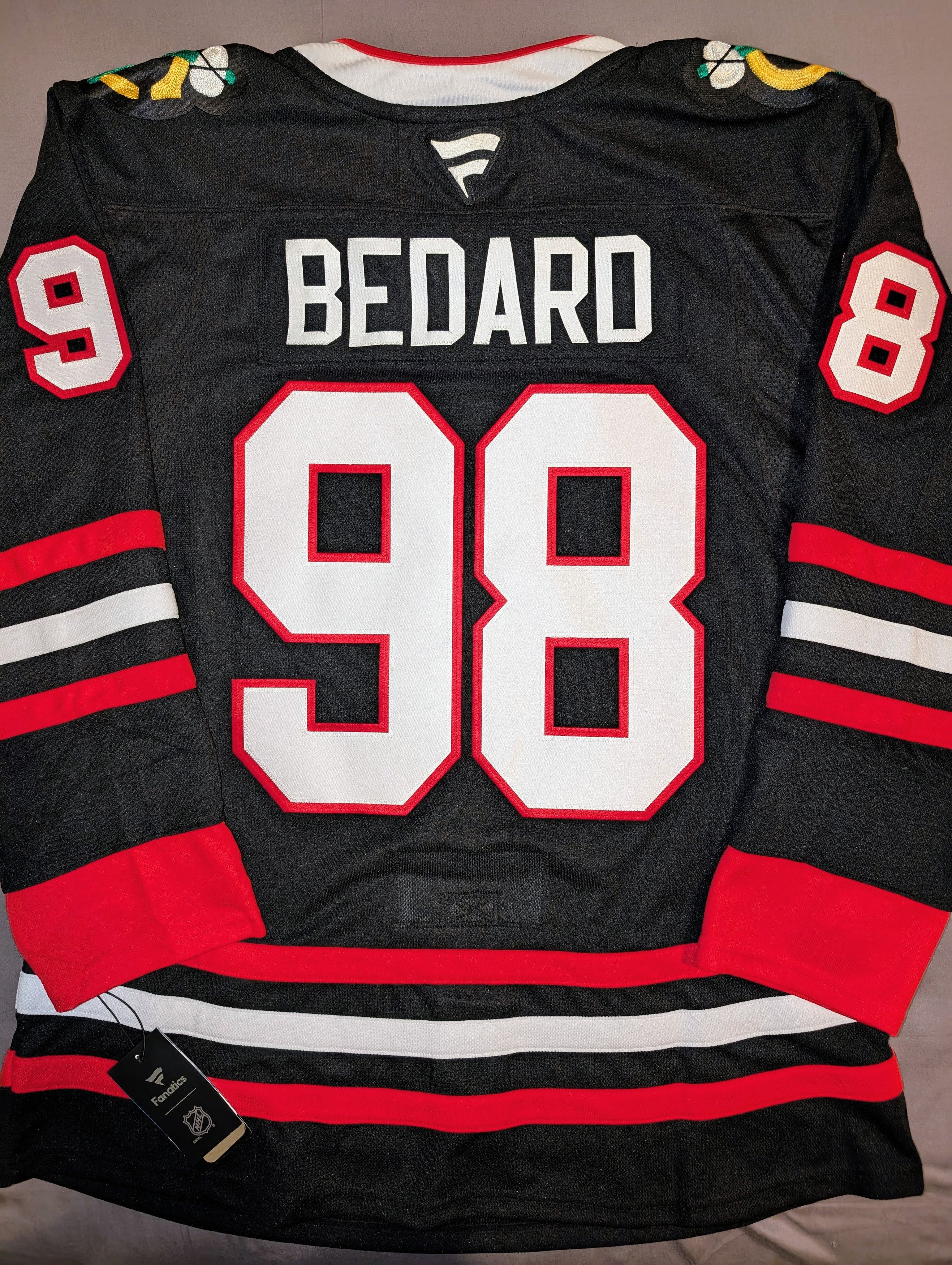 NHL Connor Bedard Chicago Blackhawks jersey Fanatics sz56 Size US XXL / EU 58 / 5 - 2 Thumbnail