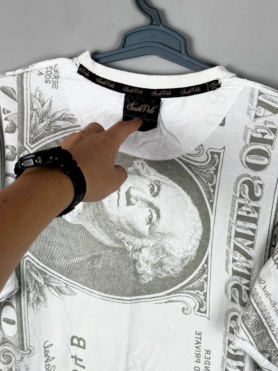 Southpole Rare Southpole T Shirt Streetwear Dollar AOP Size US L / EU 52-54 / 3 - 10 Thumbnail