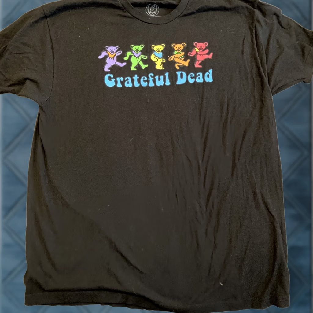 Vintage Grateful Dead Dancing Bears Black Short Sleeve T Shirt Men’s 2XL Shirt Size US XXL / EU 58 / 5 - 1 Thumbnail