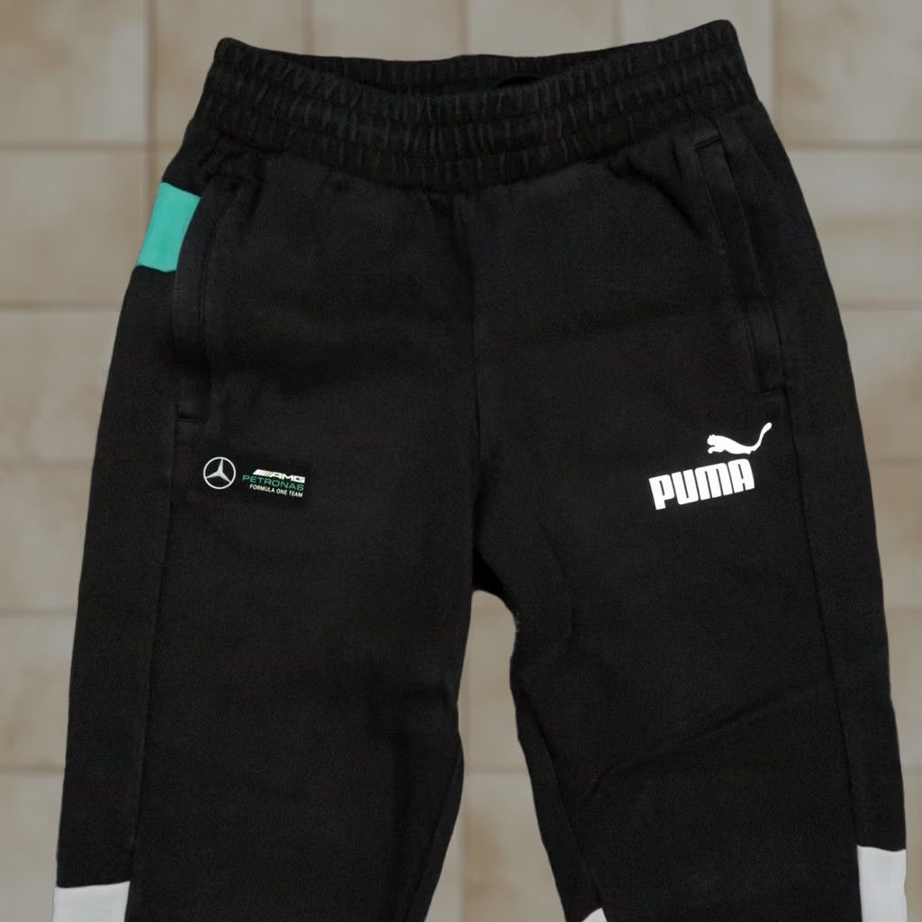 Puma PUMA Pants Men Small Black Mercedes AMG Petronas Formula One Jogger Athletic Size US 29 - 1 Thumbnail