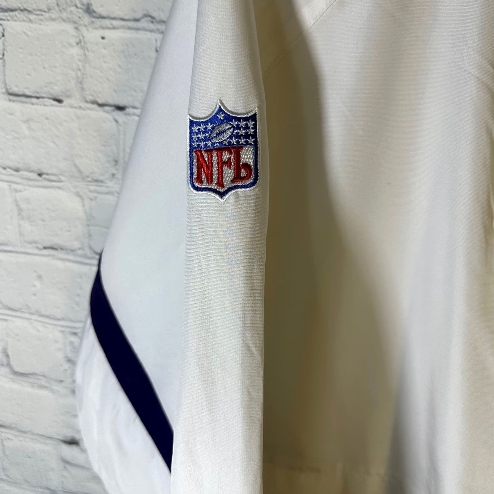 Reebok VINTAGE? Reebok NFL Baltimore Ravens 1/4 Zip Windbreaker Jacket White Mens M Size US M / EU 48-50 / 2 - 4 Thumbnail