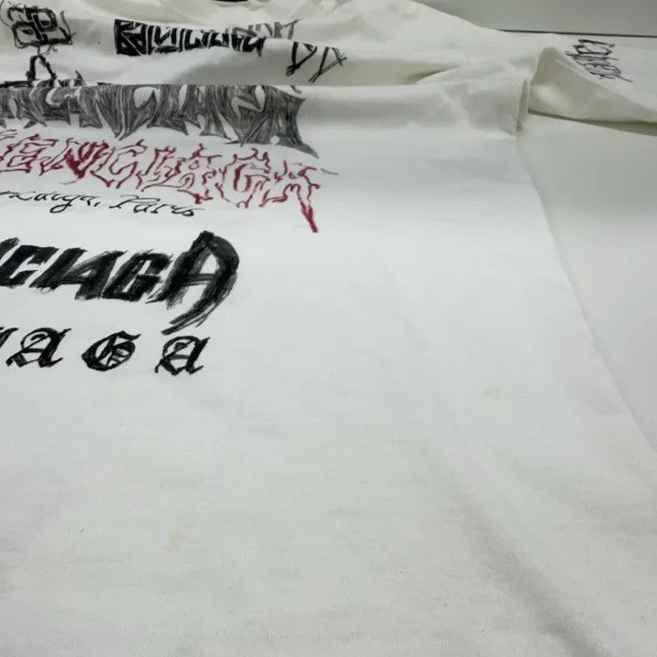 Balenciaga Balenciaga Balenciaga SS24 New Year Logo Print TShirt -250 Size US L / EU 52-54 / 3 - 5 Thumbnail