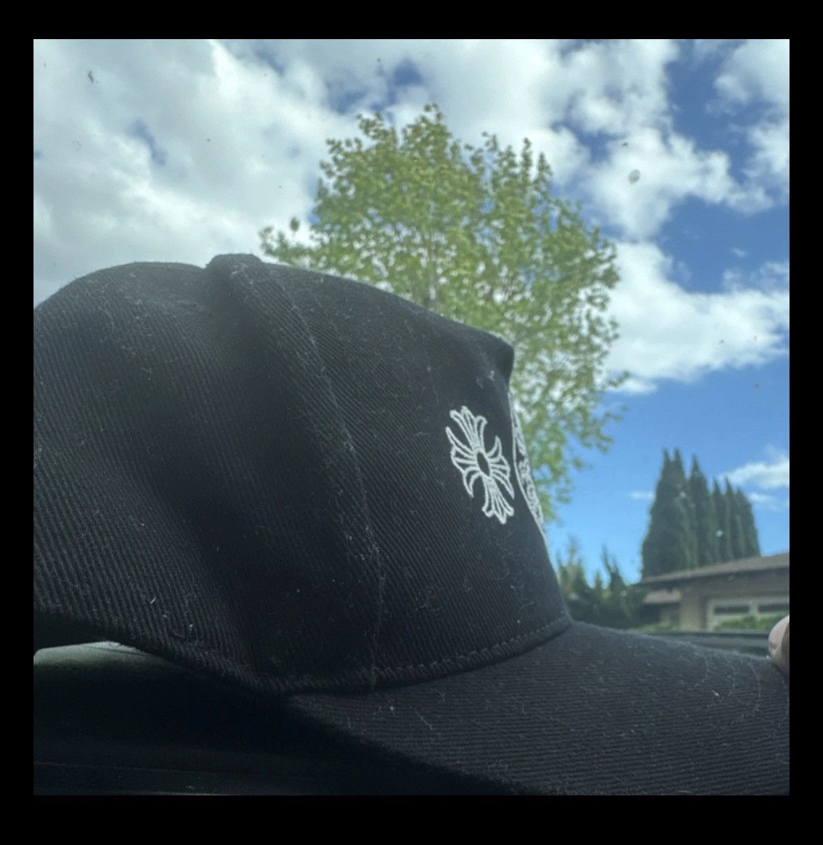 Chrome Hearts Chrome Hearts Black Horseshoe logo adjustable baseball cap Size ONE SIZE - 2 Thumbnail