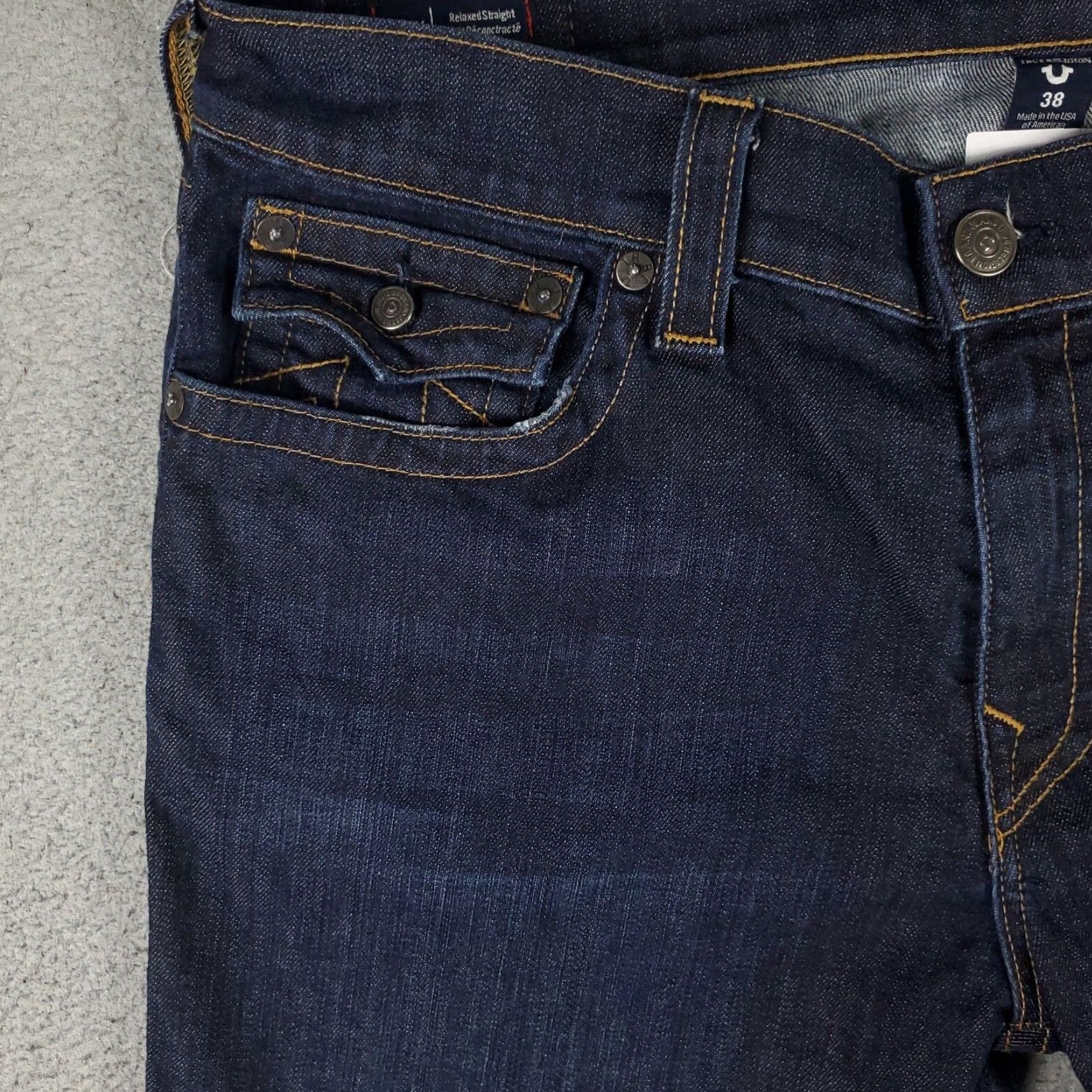 True Religion True Religion Denim Shorts Mens 38 Blue Bermuda Regular Fit 5-Pocket Casual Sports Size US 38 / EU 54 - 2 Thumbnail