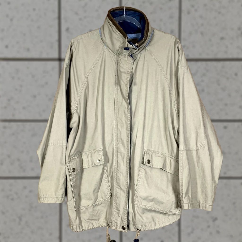 Vintage VINTAGE Climate Zone Mens Jacket M Beige Full Zip Hooded Pocket Outdoors Size US M / EU 48-50 / 2 - 1 Thumbnail