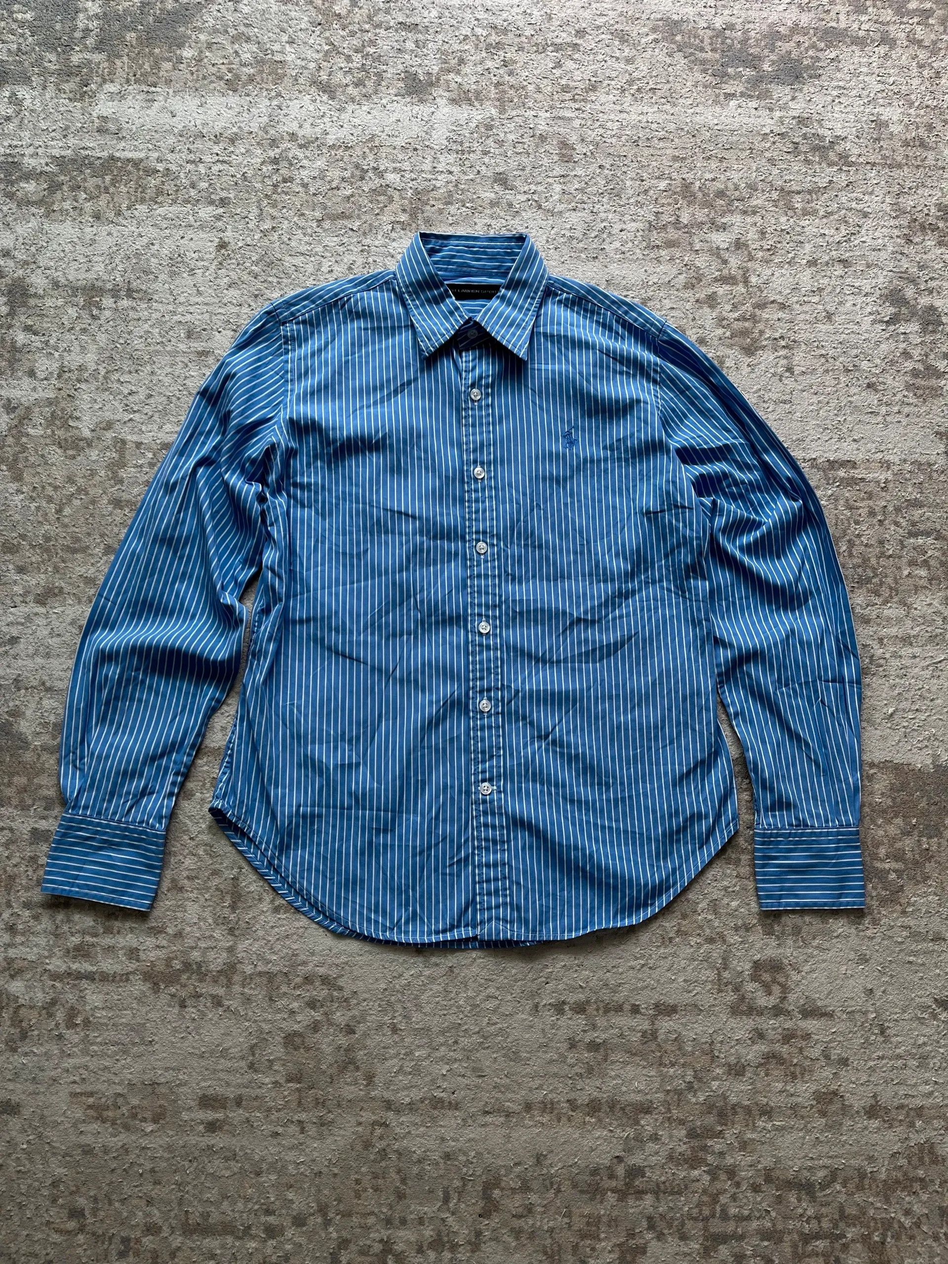 Polo Ralph Lauren Ralph Lauren Sport Small Pony Stripped Shirt Sz 10 / M Size M / US 6-8 / IT 42-44 - 1 Thumbnail