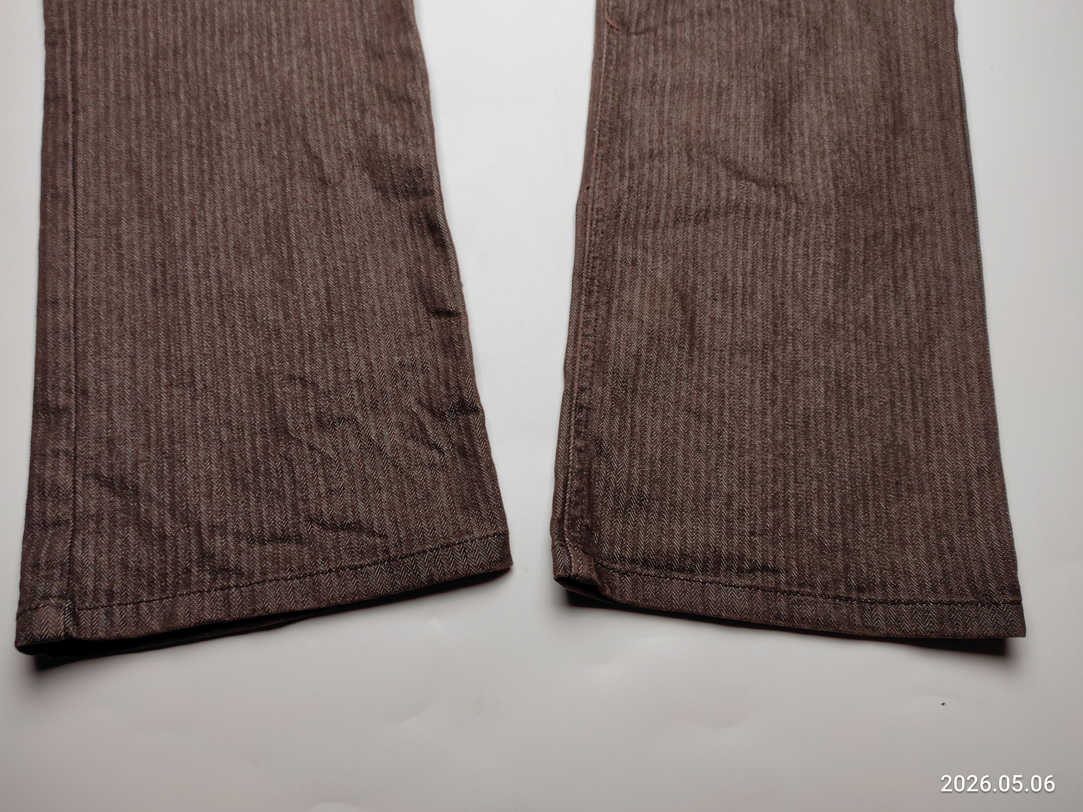 Japanese Brand MK Klein Multipocket Brown Denim cargo Pants Size US 29 - 5 Thumbnail