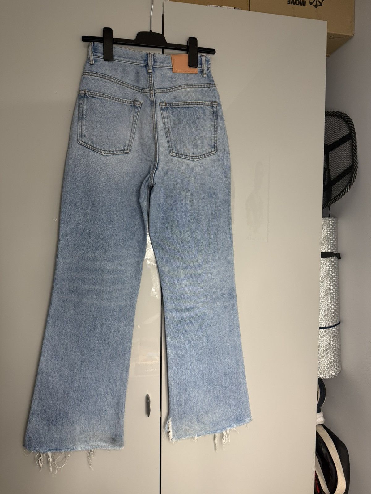 Acne Studios Acne Studios 1990 washed distressed blue denim jeans Size US 27 - 3 Thumbnail