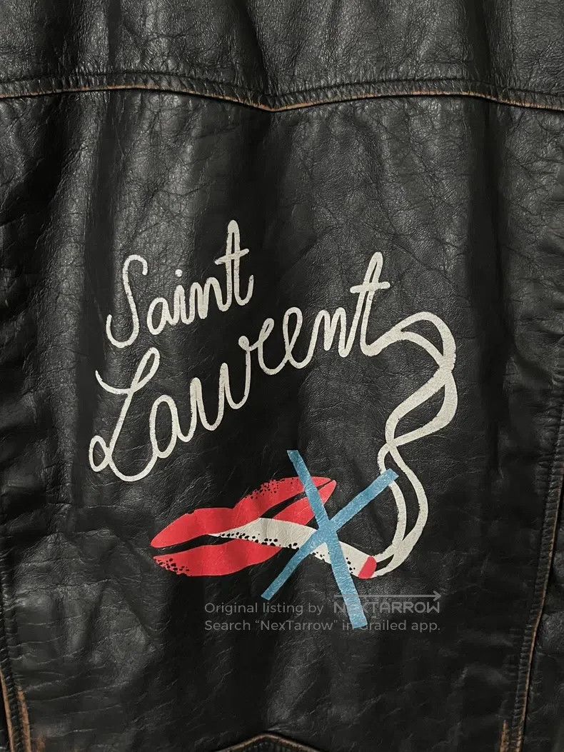 Saint Laurent Paris Saint Laurent Paris Leather Biker Jacket Size US M / EU 48-50 / 2 - 3 Thumbnail