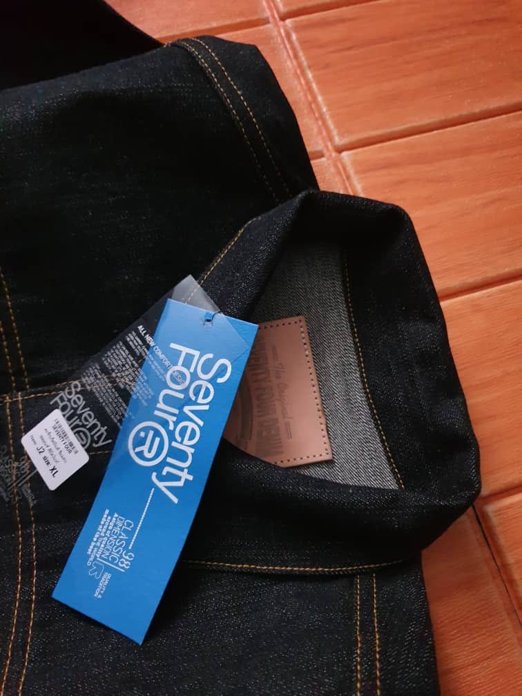 Japanese Brand Seventy four blue 16 oz salvedge jacket jeans Size US L / EU 52-54 / 3 - 4 Thumbnail