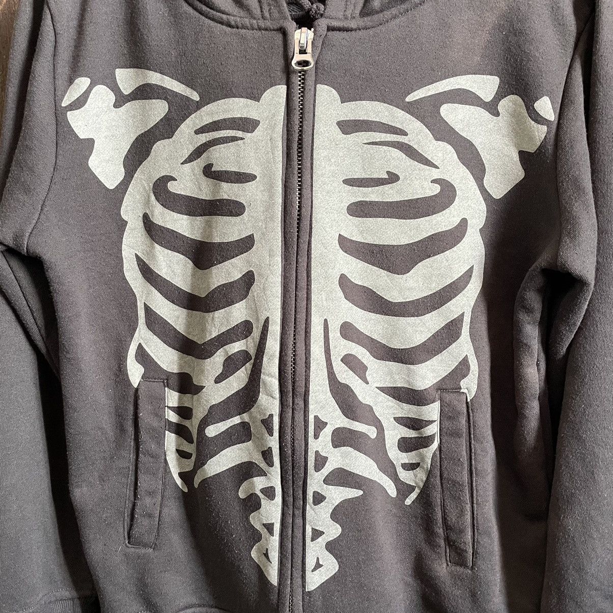 Japanese Brand Rare Estilo Skulls full print Hoodie Size US M / EU 48-50 / 2 - 4 Thumbnail
