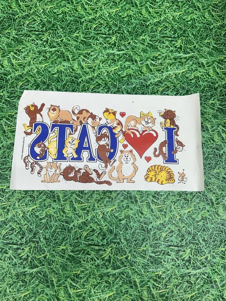 Designer Heat Transfer Vintage 80s 90s 00s Size ONE SIZE - 1 Preview